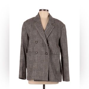 Rouje double breasted plaid blazer
